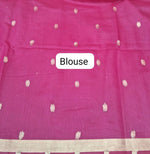Rani Pink Chandheri Saree Blouse