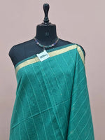 Marine Blue Chanderi Saree 1