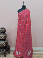 Pink Chandheri Saree 