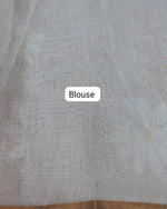 Beige Chanderi Saree Bouse