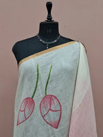 White Chandheri Saree  1