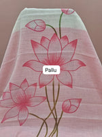 White Chandheri Saree Pallu