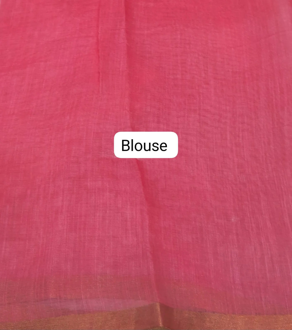White Chandheri Saree Blouse