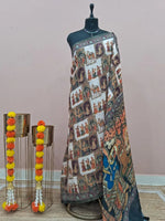 Pure White Chandheri Saree
