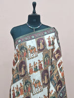 Pure White Chandheri Saree 1