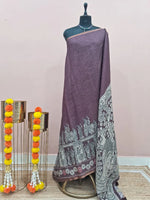 Dark Purple Chanderi Saree