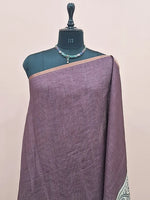 Dark Purple Chanderi Saree 1