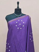 Purple Chanderi Saree 1
