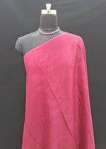 Maroon & White Leaf Print Mulmul Cotton