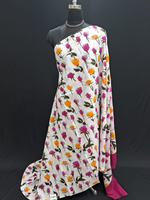 Pure White Mulmul cotton Saree