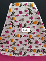 Pure White Mulmul cotton Saree pallu