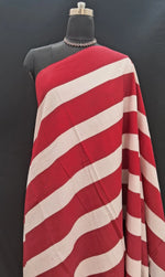 Bold Stripes in Scarlet & Ivory – Mulmul Cotton 