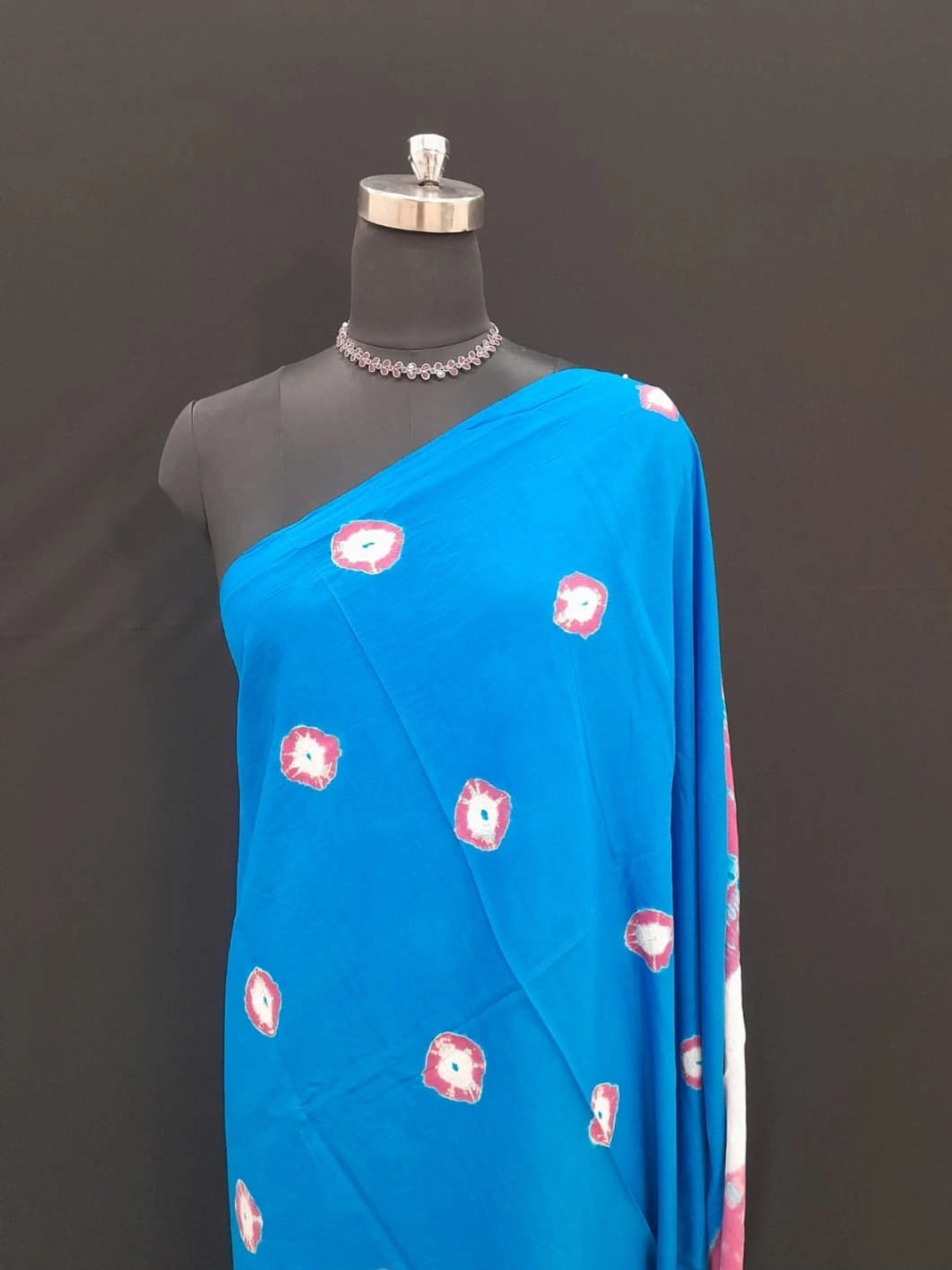 Vibrant Caribbean Blue Mulmul Cotton 