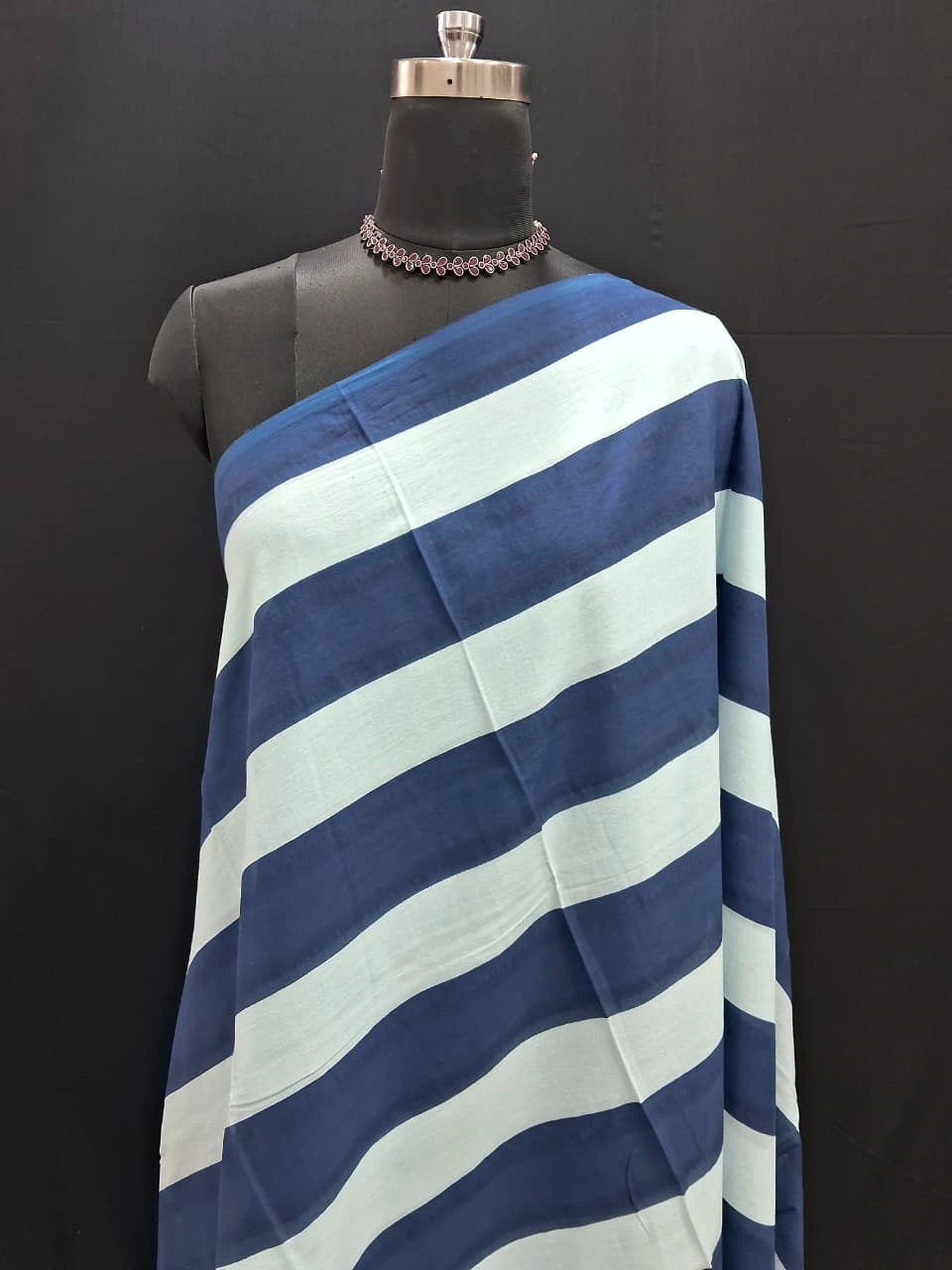 Light Blue Mulmul Cotton