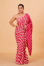 Off-White Mulmul Cotton Saree