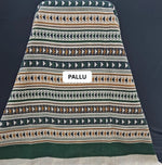 Beige Mulmul Cotton Saree pallu