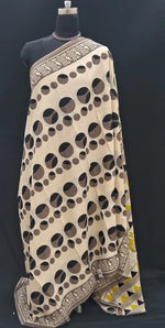 Wheat Mulmul Cotton Saree