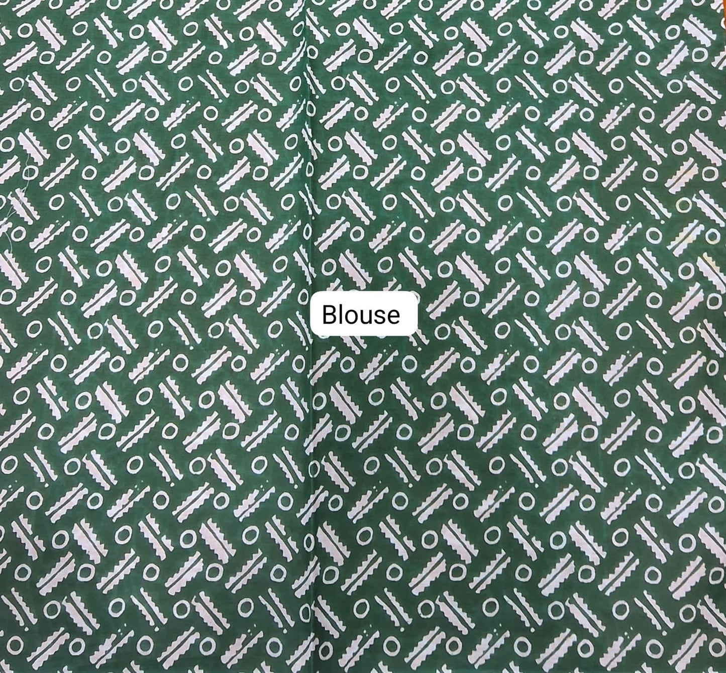 Mango Yellow Mulmul Cotton Saree blouse