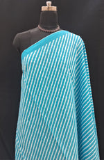Sky Blue bandhini  Mulmul cotton