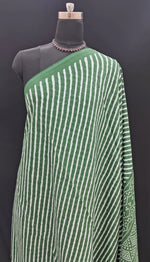 Elegant green mulmul cotton 
