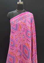 Vibrant Pink Bliss Mulmul Cotton Saree 1