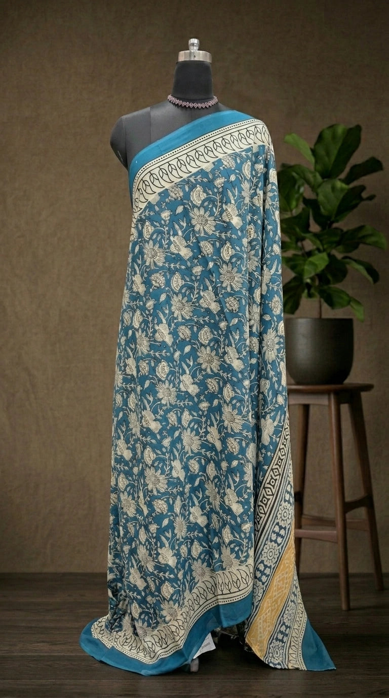 Celadon Blue mulmul cotton