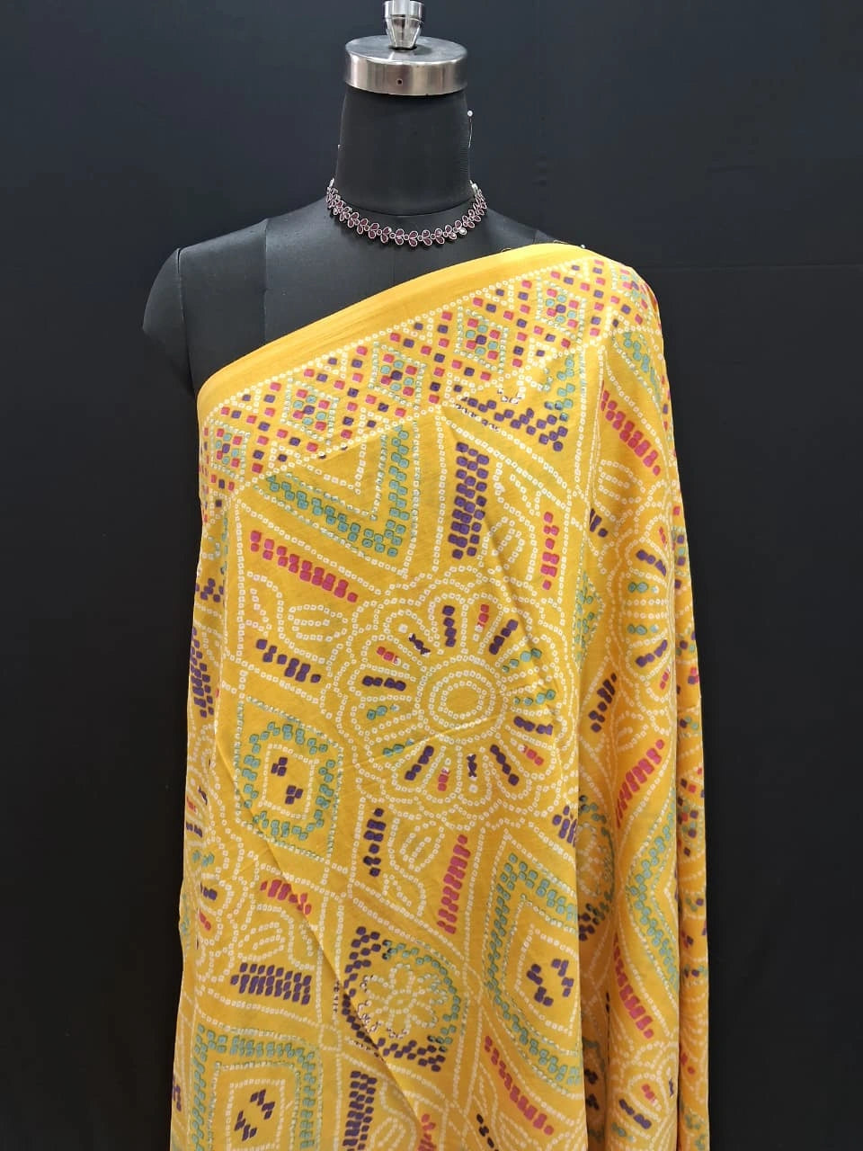 Sunshine Yellow Mulmul cotton