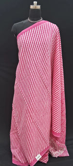 Flamingo Pink Mulmul Cotton saree