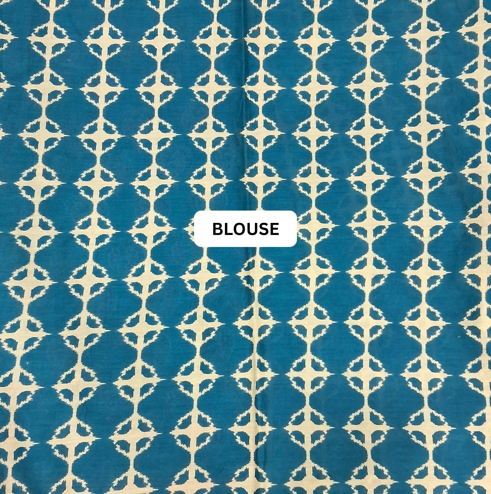 Dark Teal Mulmul Cotton Saree