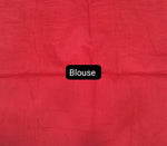 Pure white mulmul cotton saree Blouse