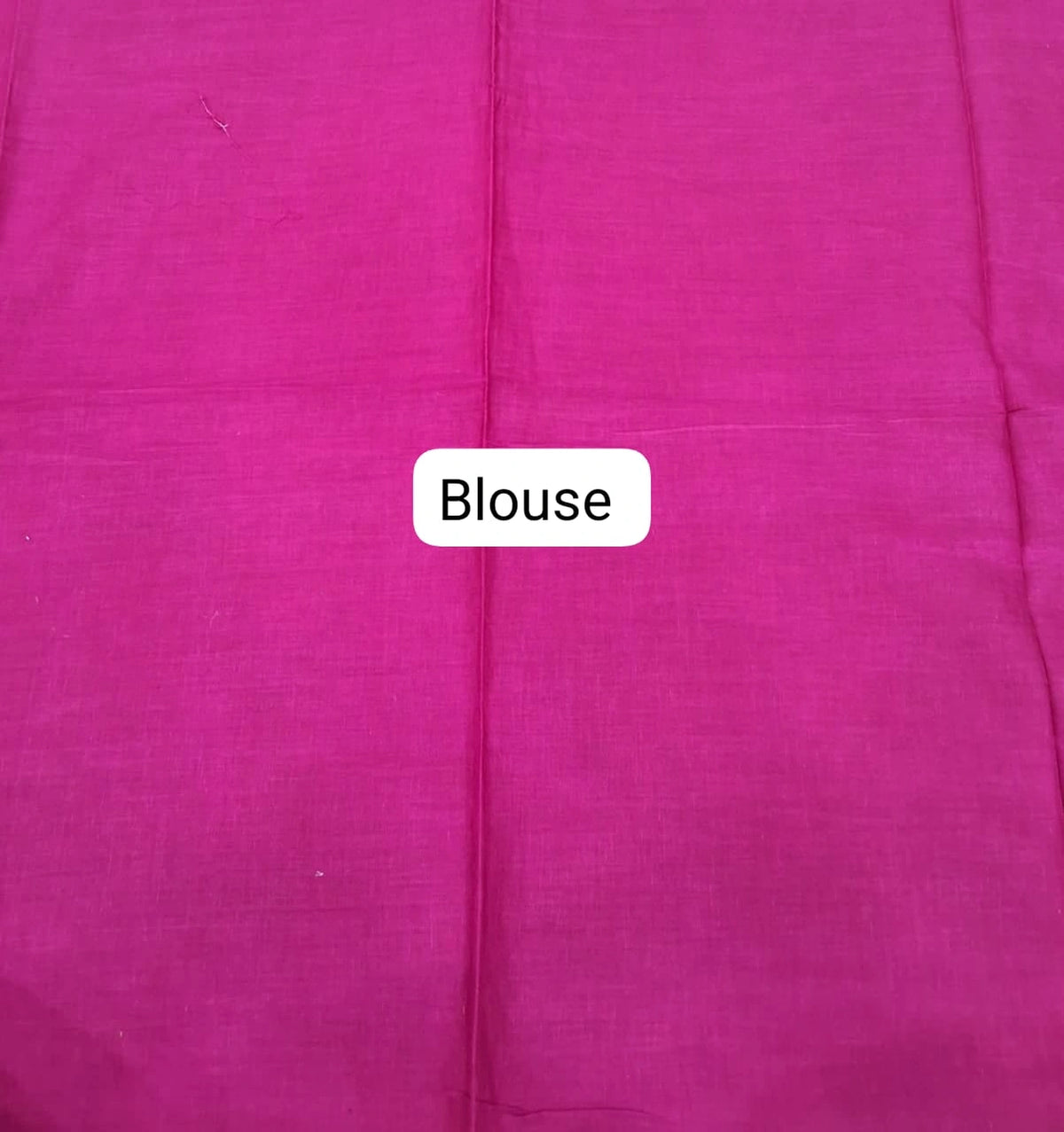 Radiant yellow mulmul cotton saree Blouse