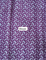 Wine Mulmul Cotton Saree Blouse