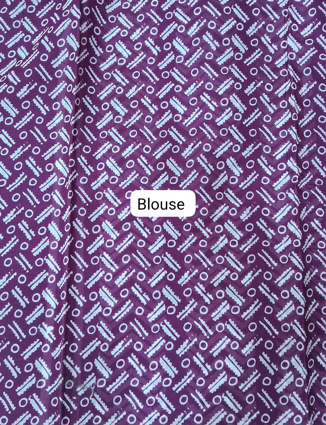 Wine Mulmul Cotton Saree Blouse