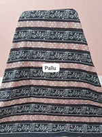 Brick Red Mulmul Cotton Saree Pallu