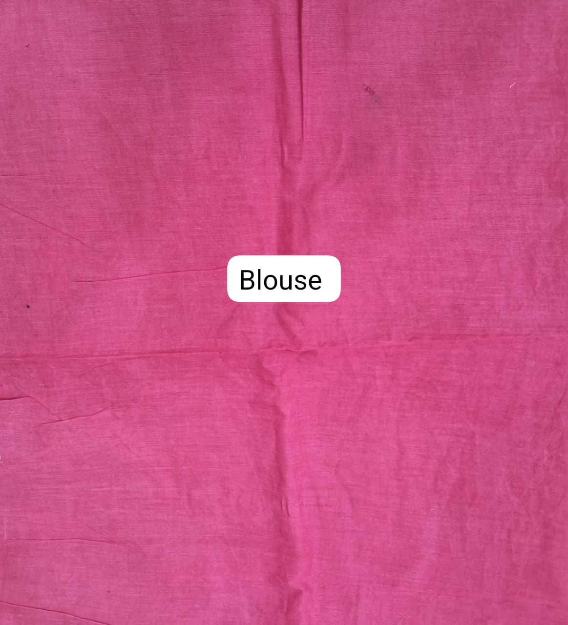 Pink Mulmul Cotton Saree Bouse