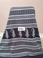 Pink Pure Mulmul Cotton Saree  Pallu