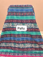 White Mulmul Cotton Saree  Pallu