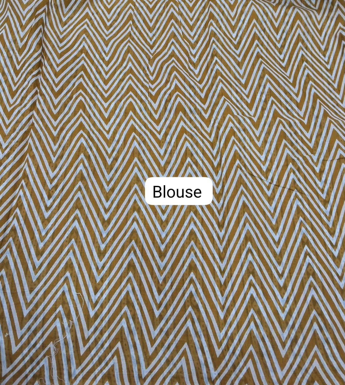 Light Mustard Yellow Mulmul Cotton Saree Blouse