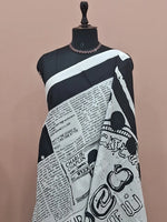 White Mulmul Cotton Saree 1