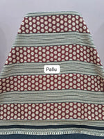 Cream Mulmul Cotton Saree Pallu