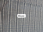Caribbean Blue Mulmul Cotton Saree  Blouse
