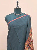 Black Mulmul Cotton Saree 1