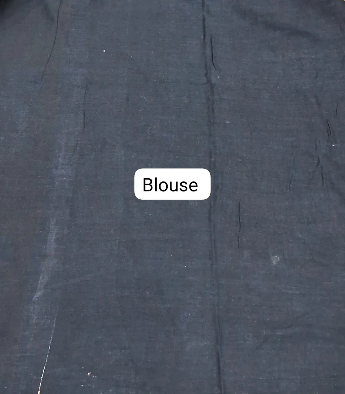 Black Pure Mulmul Cotton Saree blouse