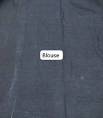 Black Pure Mulmul Cotton Saree blouse