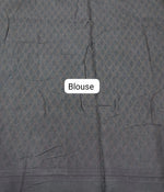 Black Mul Cotton Saree blouse