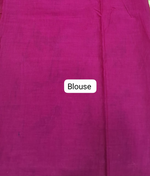Pink Colour Mul Mul Cotton saree blouse