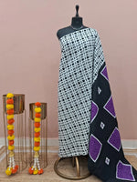 White Pure Mul Cotton Saree 