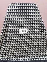 Black Pure Mulmul Cotton Saree pallu
