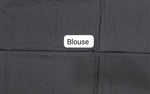 Indigo Blue mulmul cotton saree Blouse