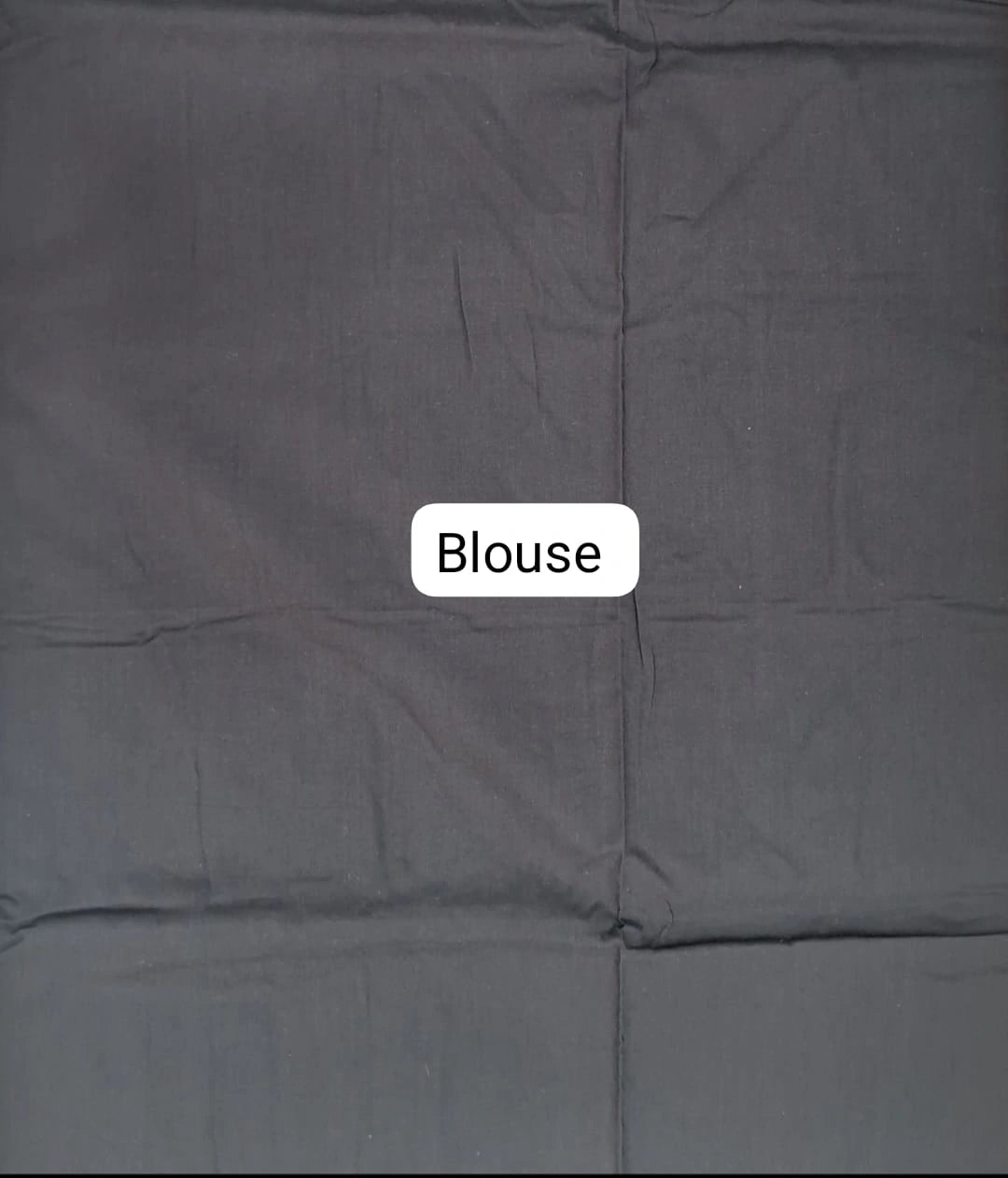 Black Mulmul cotton saree Blouse